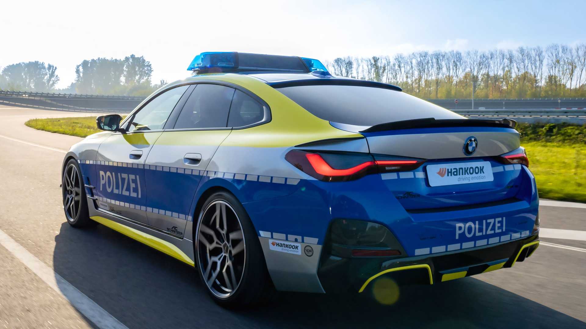 AC Schnitzer Created A BMW i4 M50 Police Car