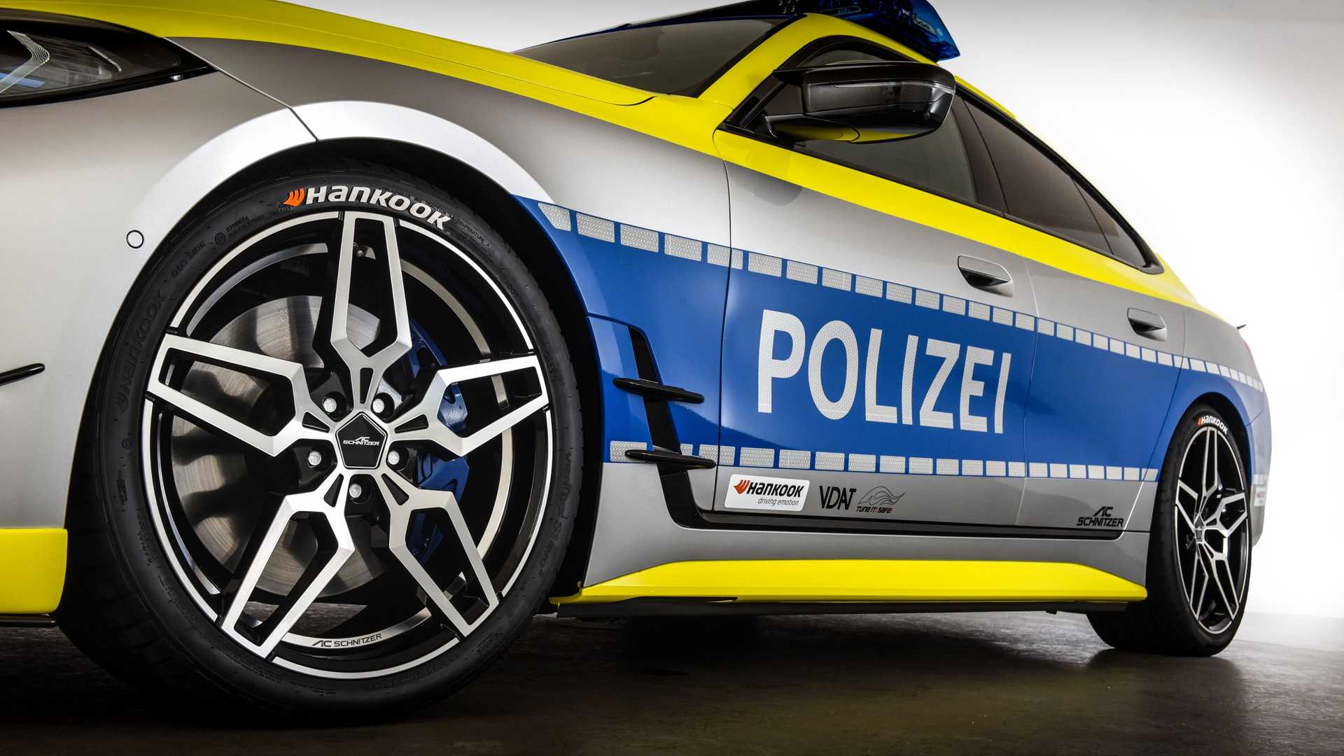 AC Schnitzer Created A BMW i4 M50 Police Car