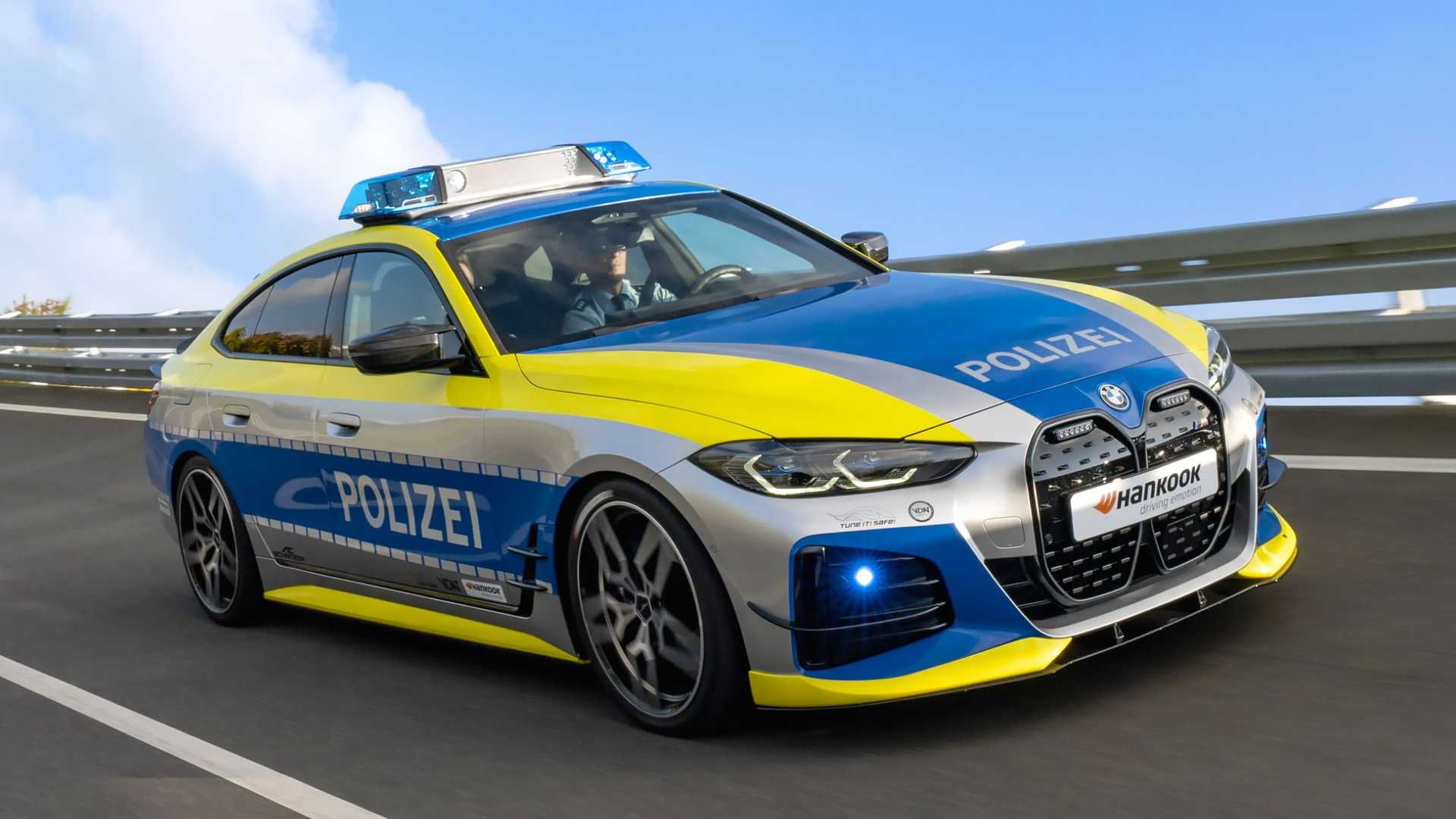 AC Schnitzer Created A BMW i4 M50 Police Car