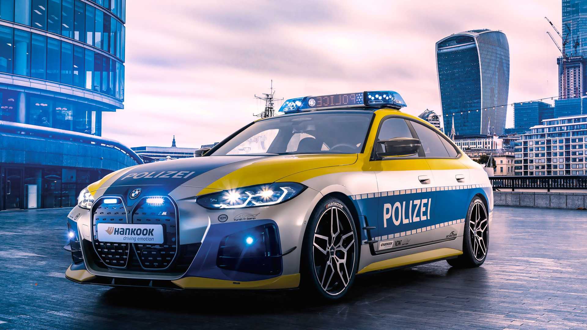 AC Schnitzer Created A BMW i4 M50 Police Car