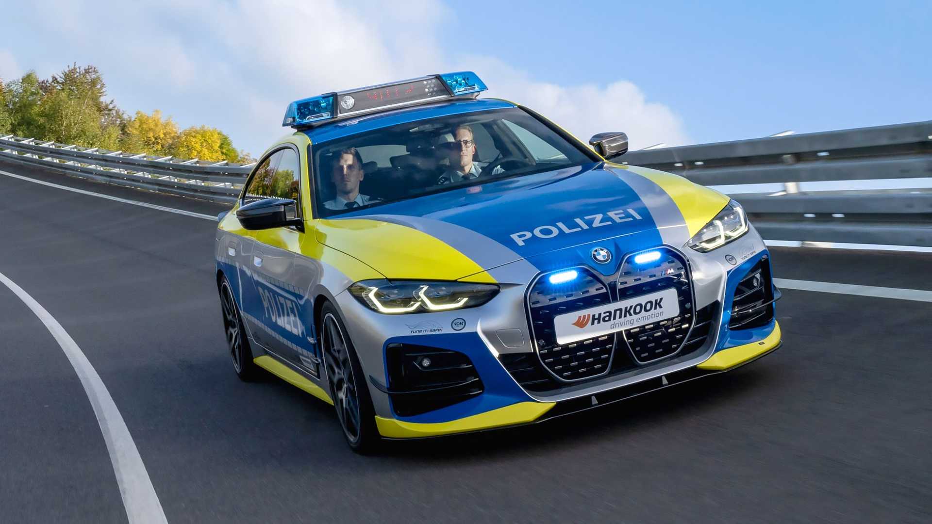AC Schnitzer Created A BMW i4 M50 Police Car