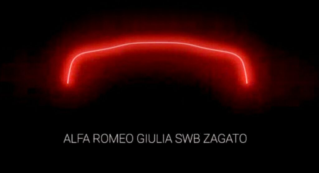  Alfa Romeo Giulia SWB Zagato Teased As A Limited-Production Special