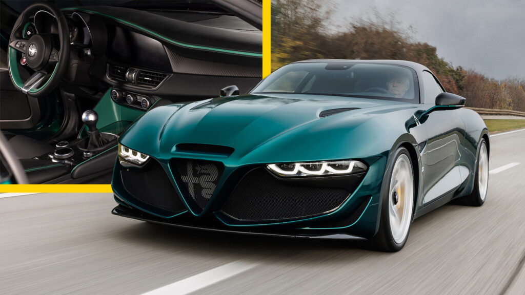  Alfa Romeo Giulia SWB Zagato Is A Manual V6-Powered One-Off Special