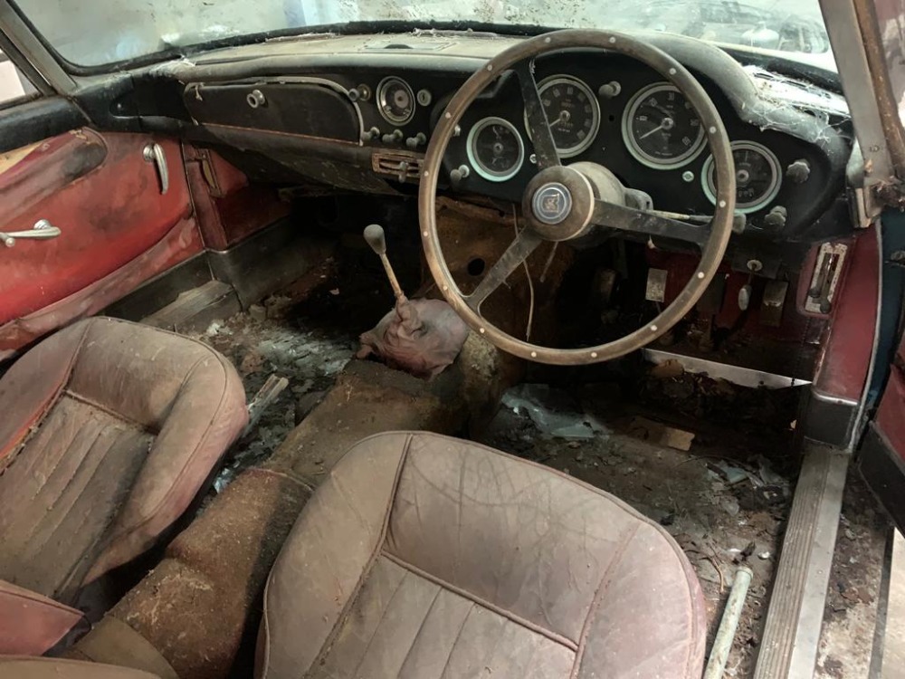 This 1962 Aston Martin DB4 Was Pulled From A Barn After More Than 30 Years