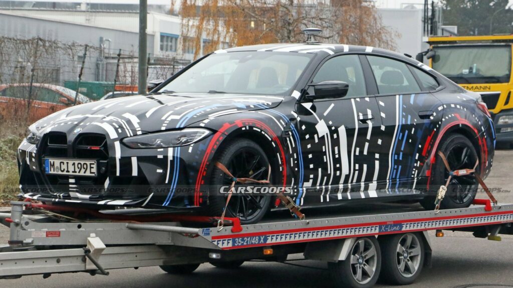  BMW M EV Prototype Blends i4 And M4 Looks With A Quad Motor Setup