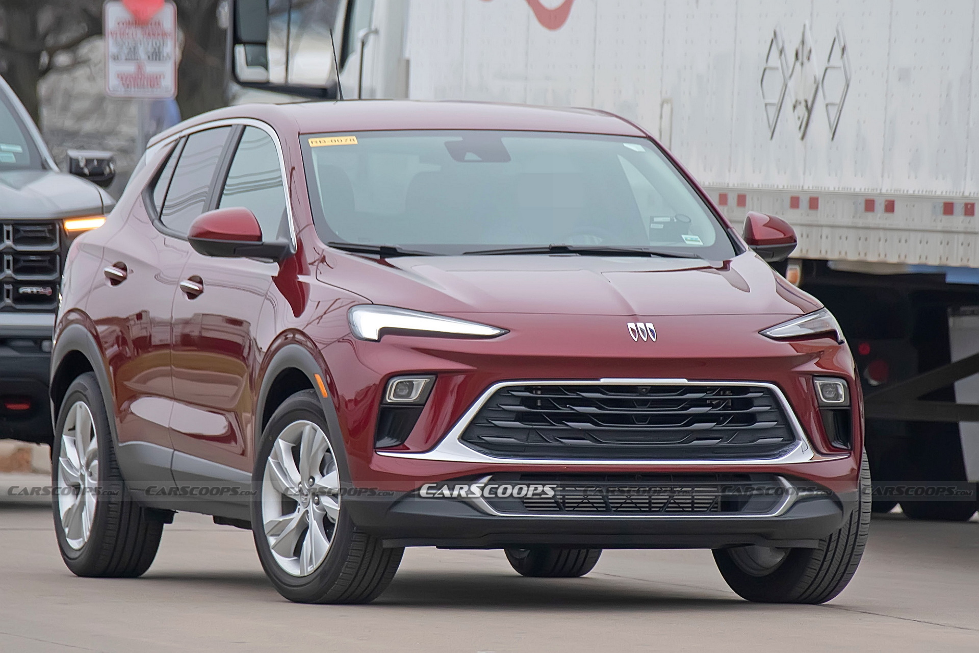 2024 Buick Encore GX Caught Undisguised Showing New Wildcat Face And Logo