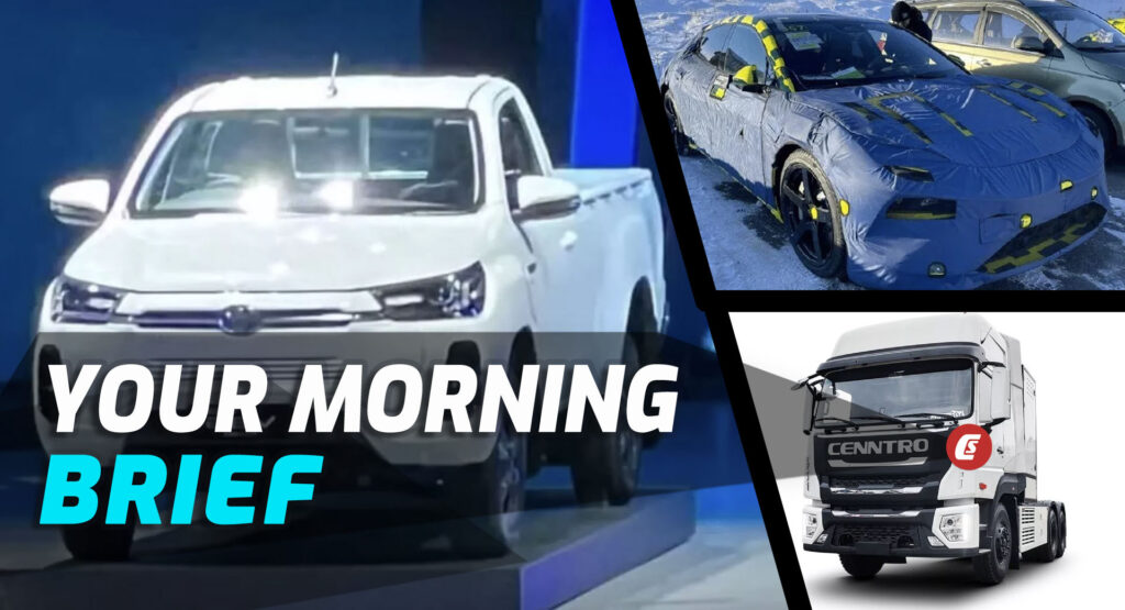  Toyota Hilux Revo EV, Lotus Type 133 Sedan, And Cenntro At CES: Your Morning Brief