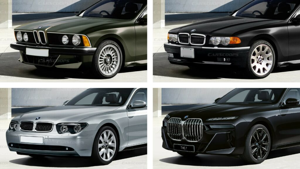  New BMW 7-Series Tries On The Faces Of Its Predecessors