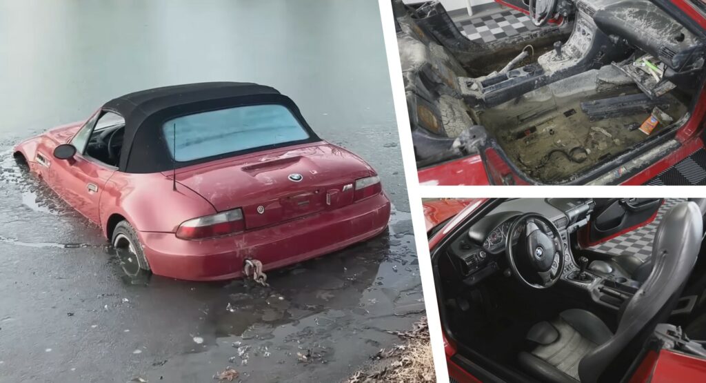  Watch A BMW Z3 M Flooded By Hurricane Ian Get A Deep Clean