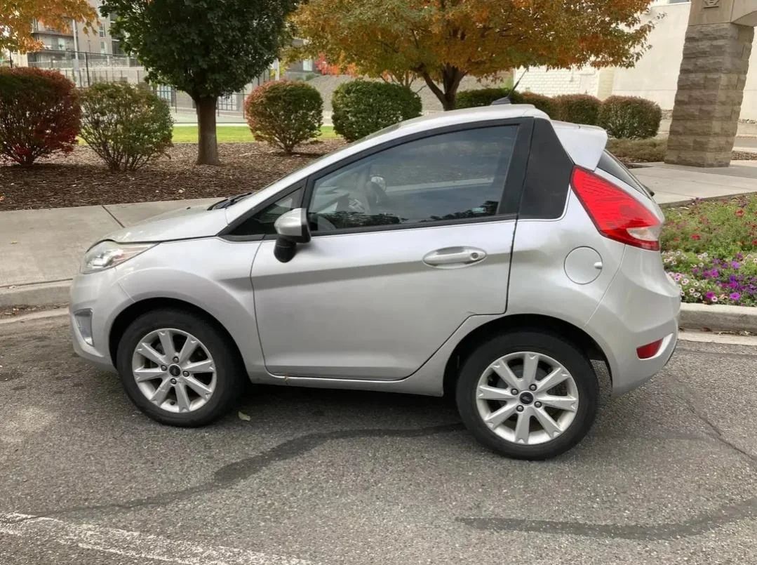 Comically Compressed Ford Fiesta In Washington Defies All Logic