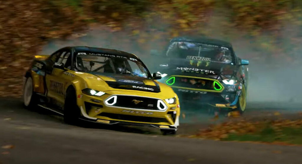  Watch Two Ford Mustang RTRs Engage In Epic Drift Battle Up A Mountain