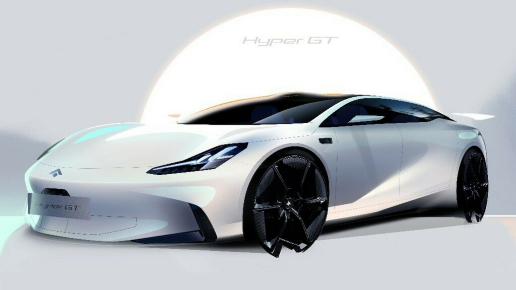  GAC Aion Hyper GT Looks Slick In Official Sketches