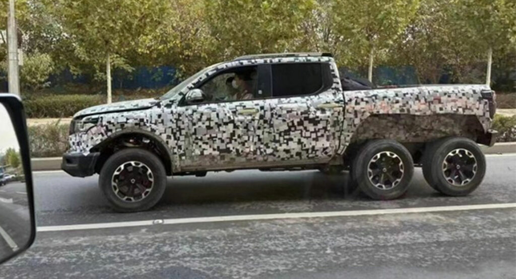  Great Wall Is Building A Six-Wheeled Version Of Its Shanhai Cannon Pickup