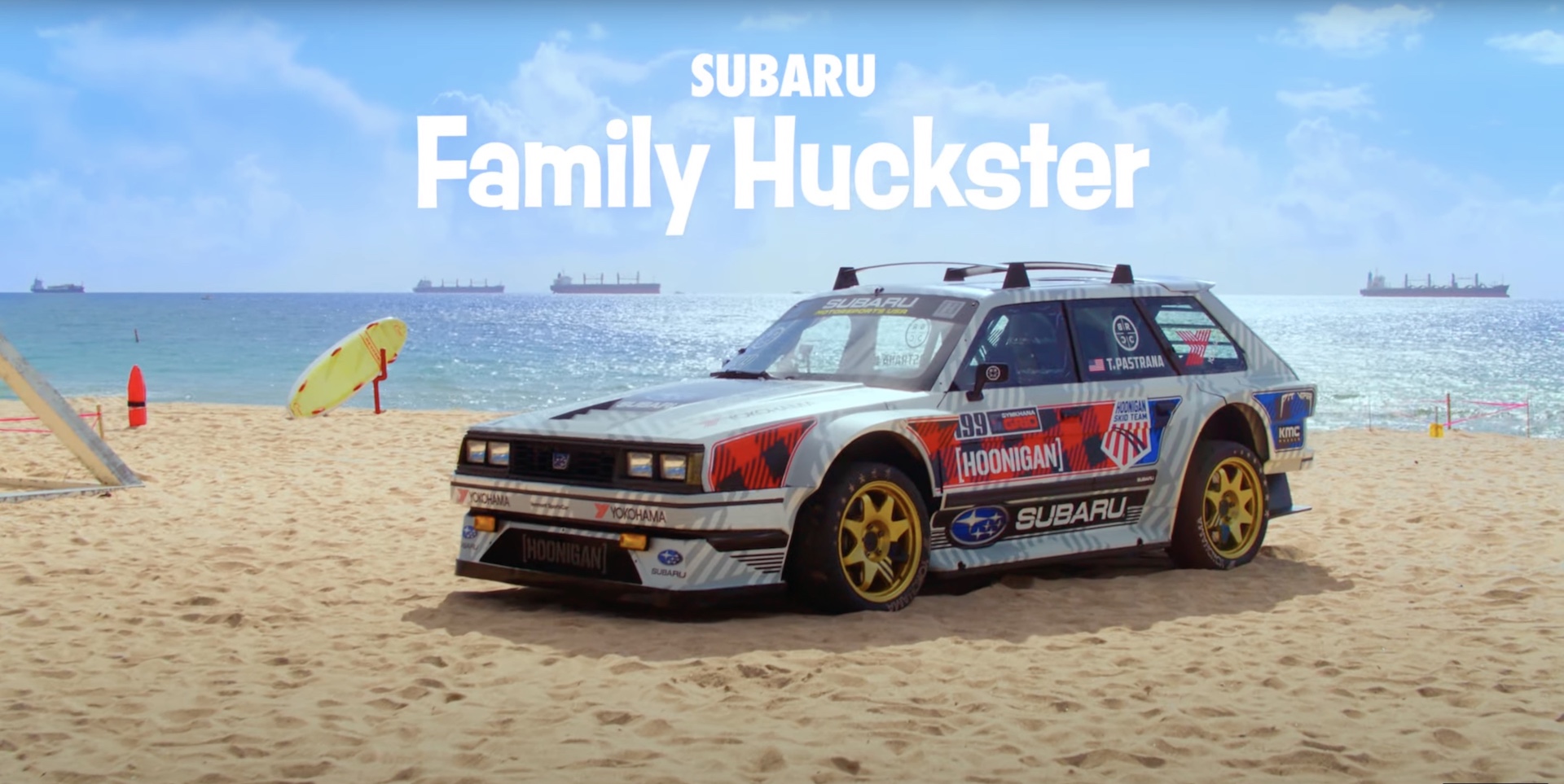 862-HP Subara Wagon Dices With Monster Trucks, A Fighter Jet And 3000-HP El Camino In Gymkhana 2022