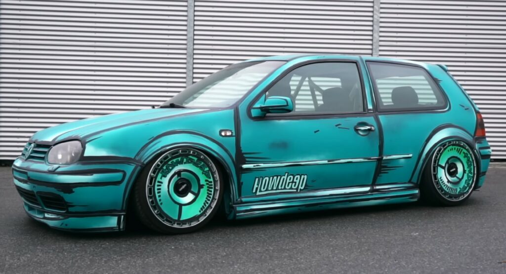  CARtoon VW Golf MK4 GTI Really Pops Into Life