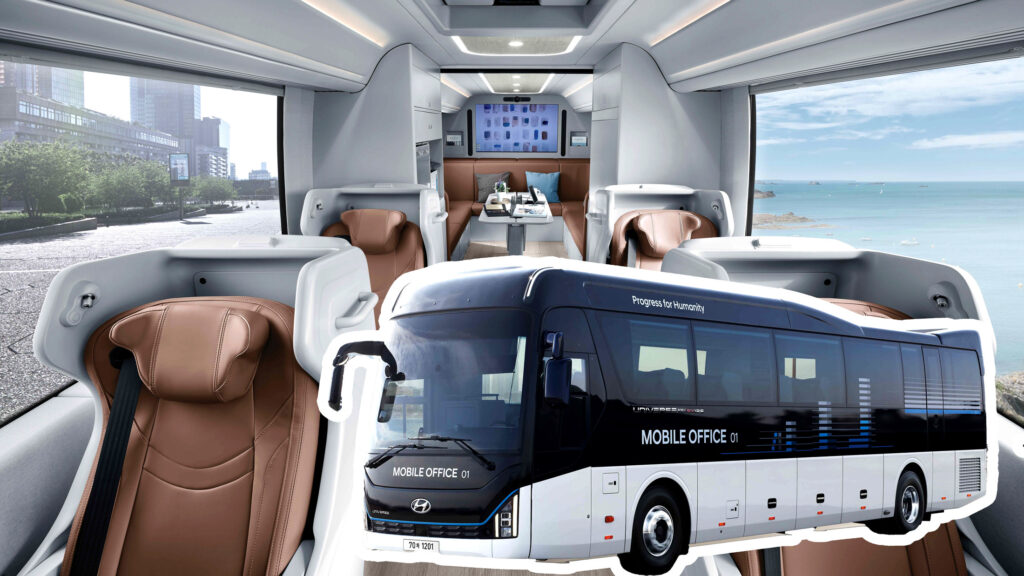  Hyundai’s New Universe Mobile Office Is The Ultimate Workplace For Teams On The Move