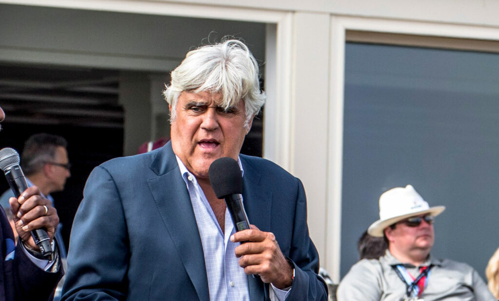  Jay Leno Bumps Into Police Car Twice With His Tesla Upon Returning To Comedy