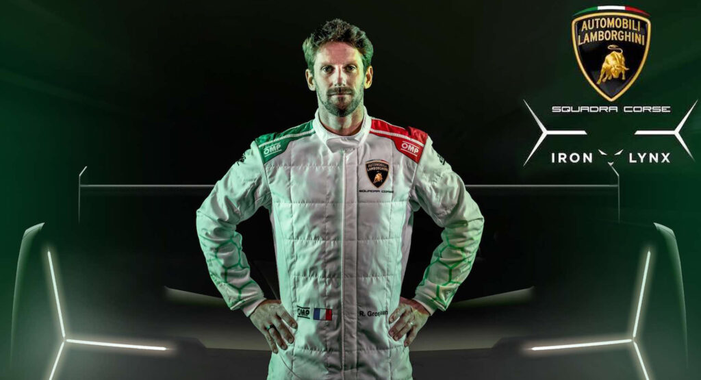  Lamborghini Signs Former F1 Star Romain Grosjean For 2024 LMDh Campaign