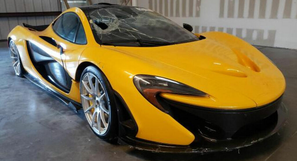  Famous Florida Flooded McLaren P1 Is Back For Sale After $400k Winning Bid Rejected