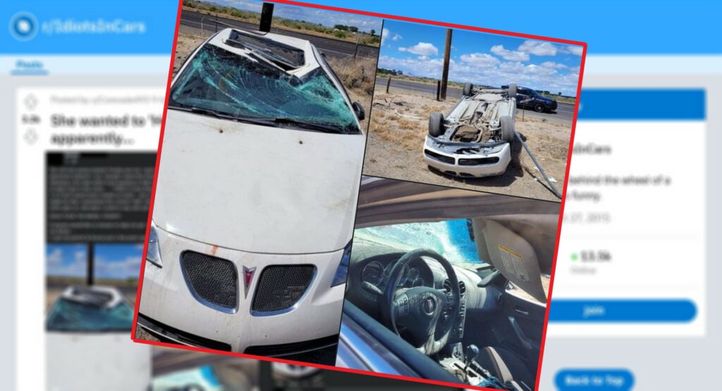  Nevada Driver Crashes Pontiac While Trying To Pass Fire Trucks To ‘Get To The Scene’ First And Help Out