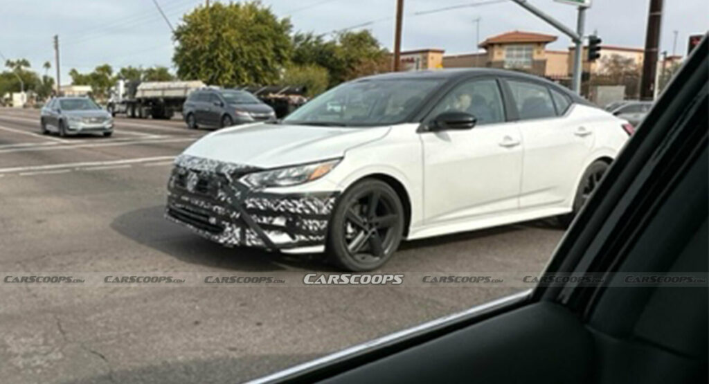  U Spy The 2024 Nissan Sentra With Minor Tweaks In Arizona