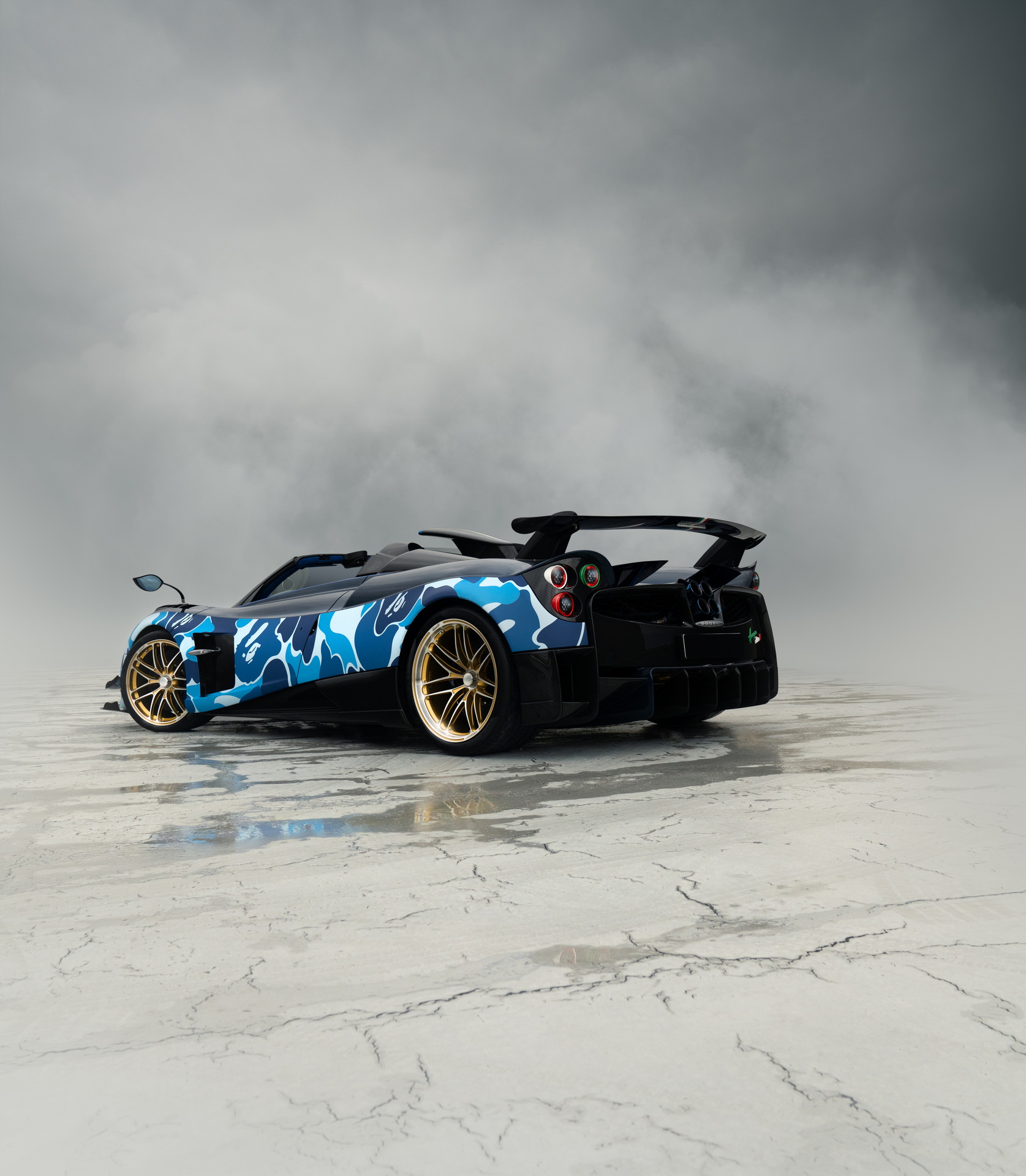 Someone Liked BAPE Fashion Brand So Much That He Had Pagani Make Him A Matching Huayra