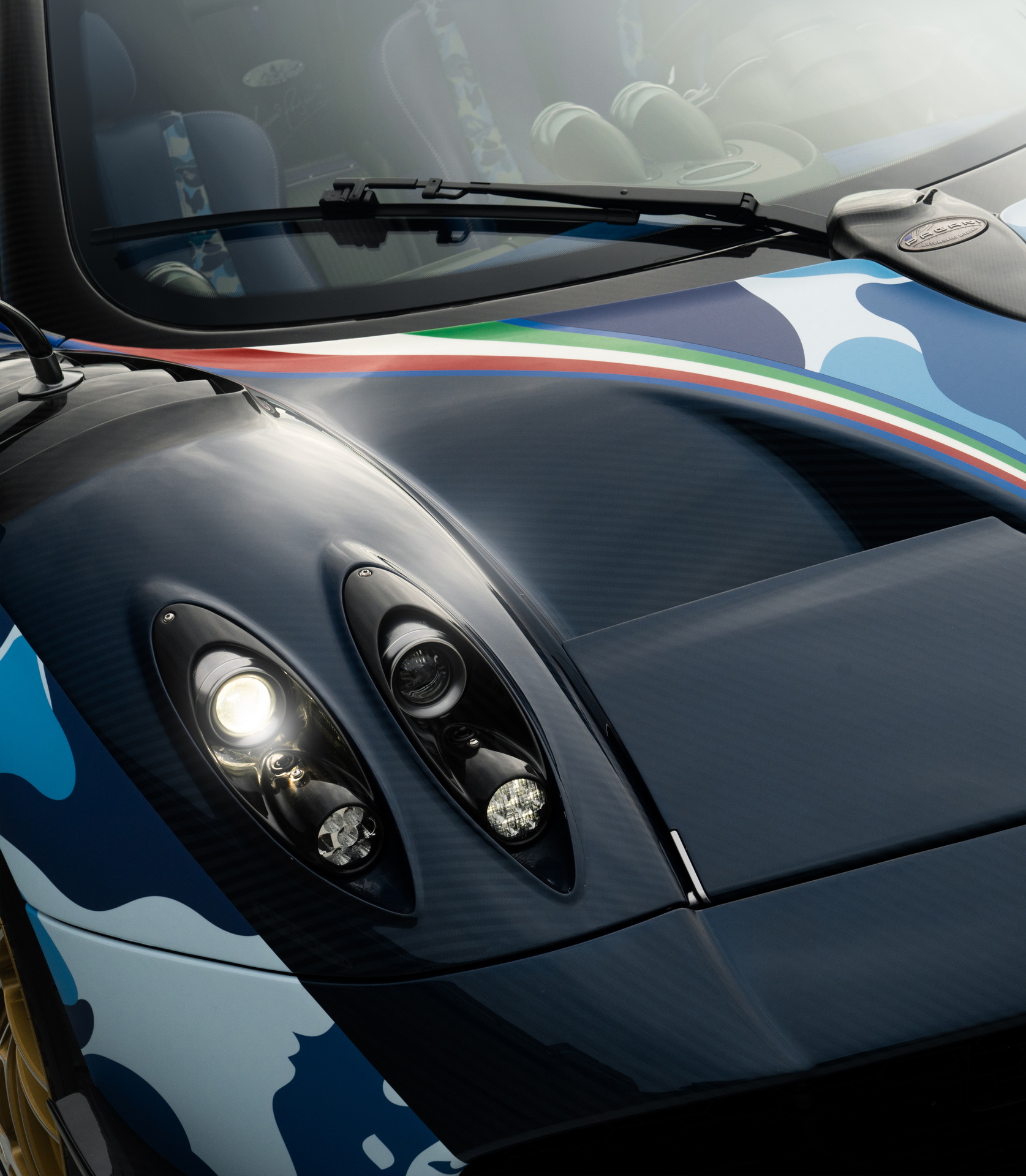 Someone Liked BAPE Fashion Brand So Much That He Had Pagani Make Him A Matching Huayra