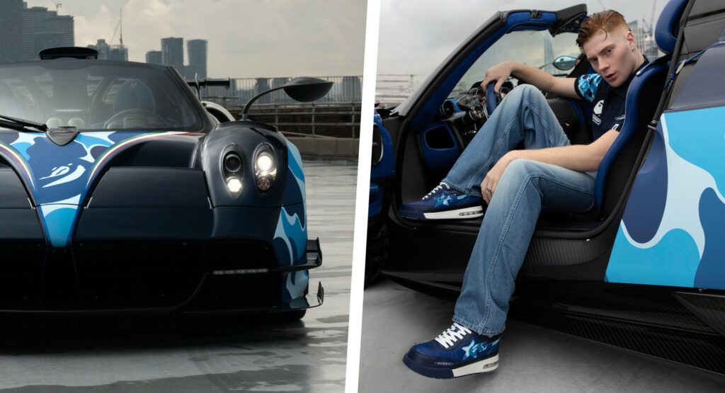 Someone Liked BAPE Fashion Brand So Much That He Had Pagani Make Him A Matching Huayra
