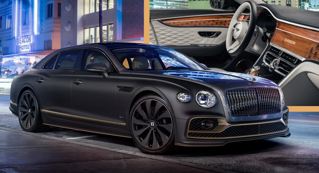  Bentley Selling One-Off Flying Spur Hybrid ‘The Surgeon’ Created By Famous Sneaker Designer