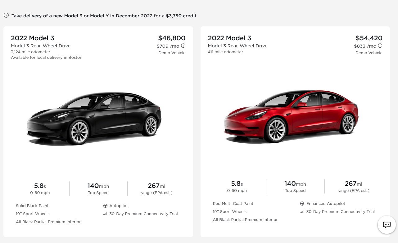 Tesla Offering $3,750 Discount On Model 3s And Model Ys Delivered This ...