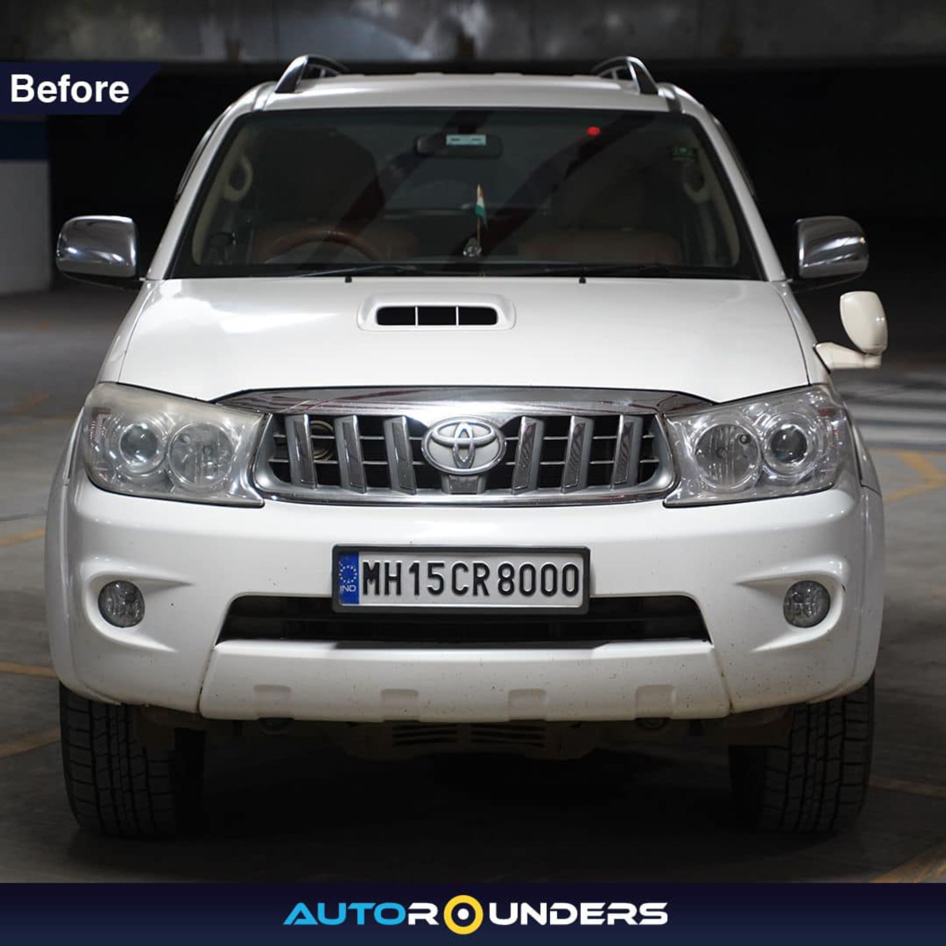 Kit Gives Old Toyota Fortuner A Modern Lexus Makeover