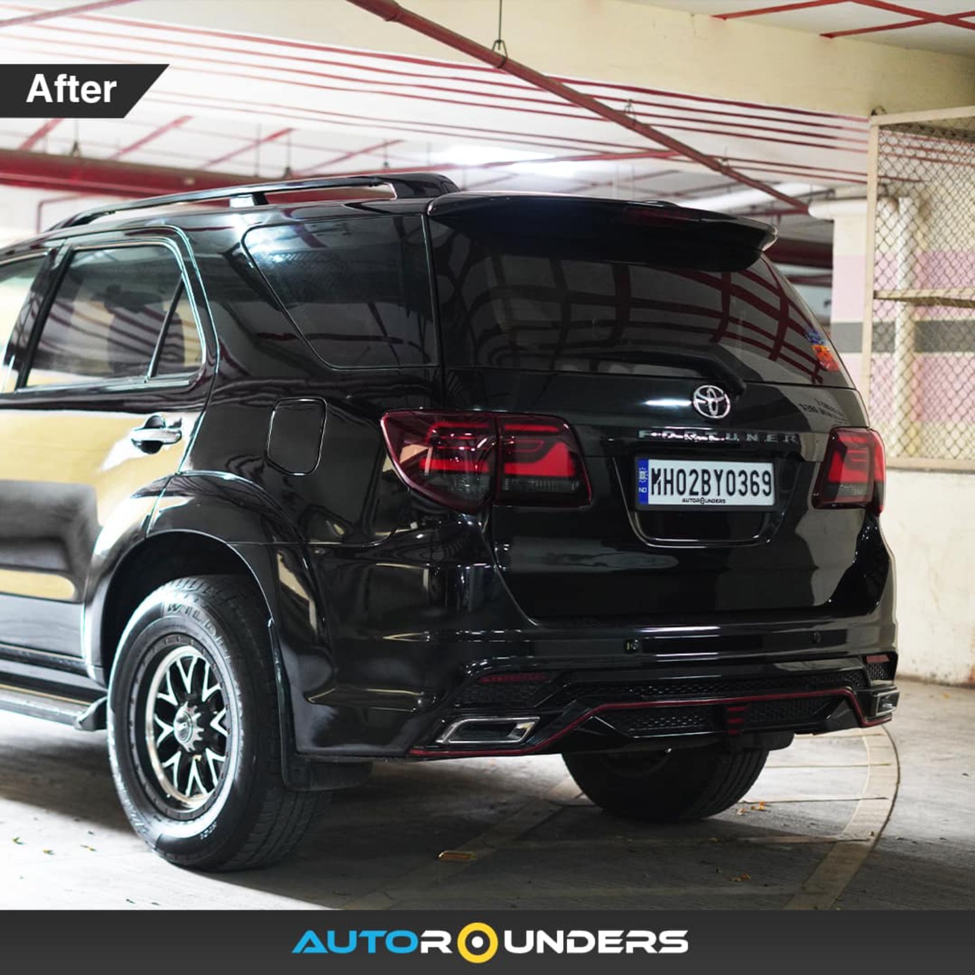 Kit Gives Old Toyota Fortuner A Modern Lexus Makeover