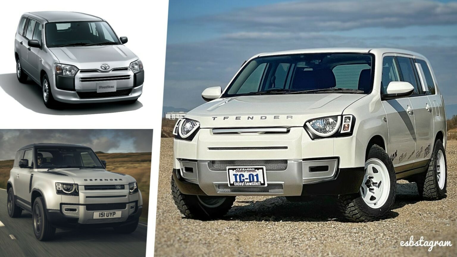 Meet The TFENDER, A Toyota ProBox That Wants To Be A Land Rover ...