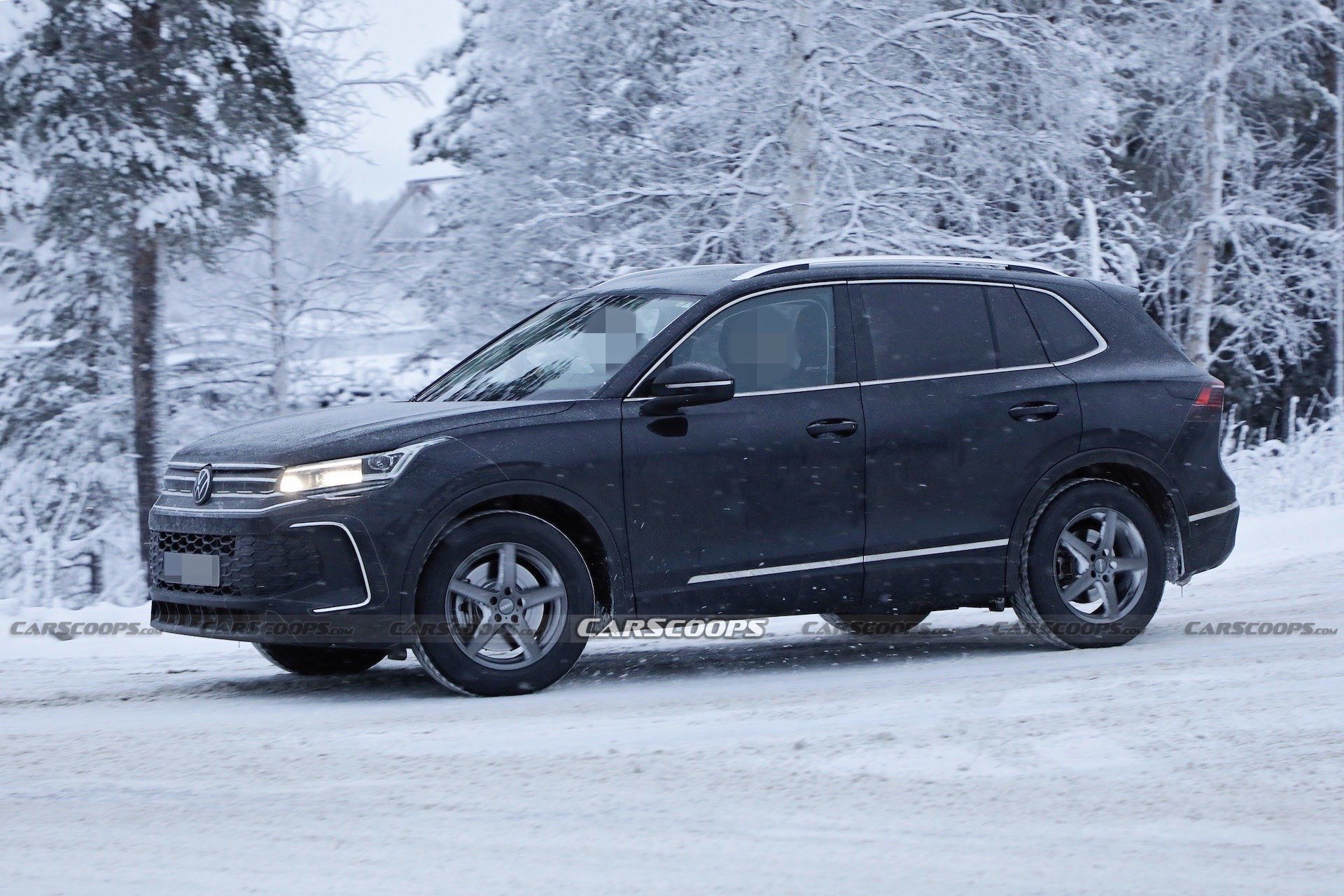 2024 Volkswagen Tiguan Shows Off Its New Curves In Winter Tests