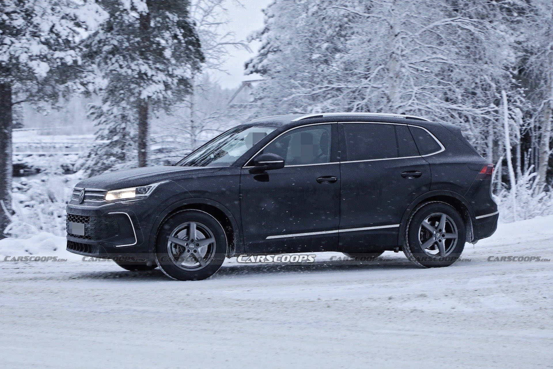 2024 Volkswagen Tiguan Shows Off Its New Curves In Winter Tests