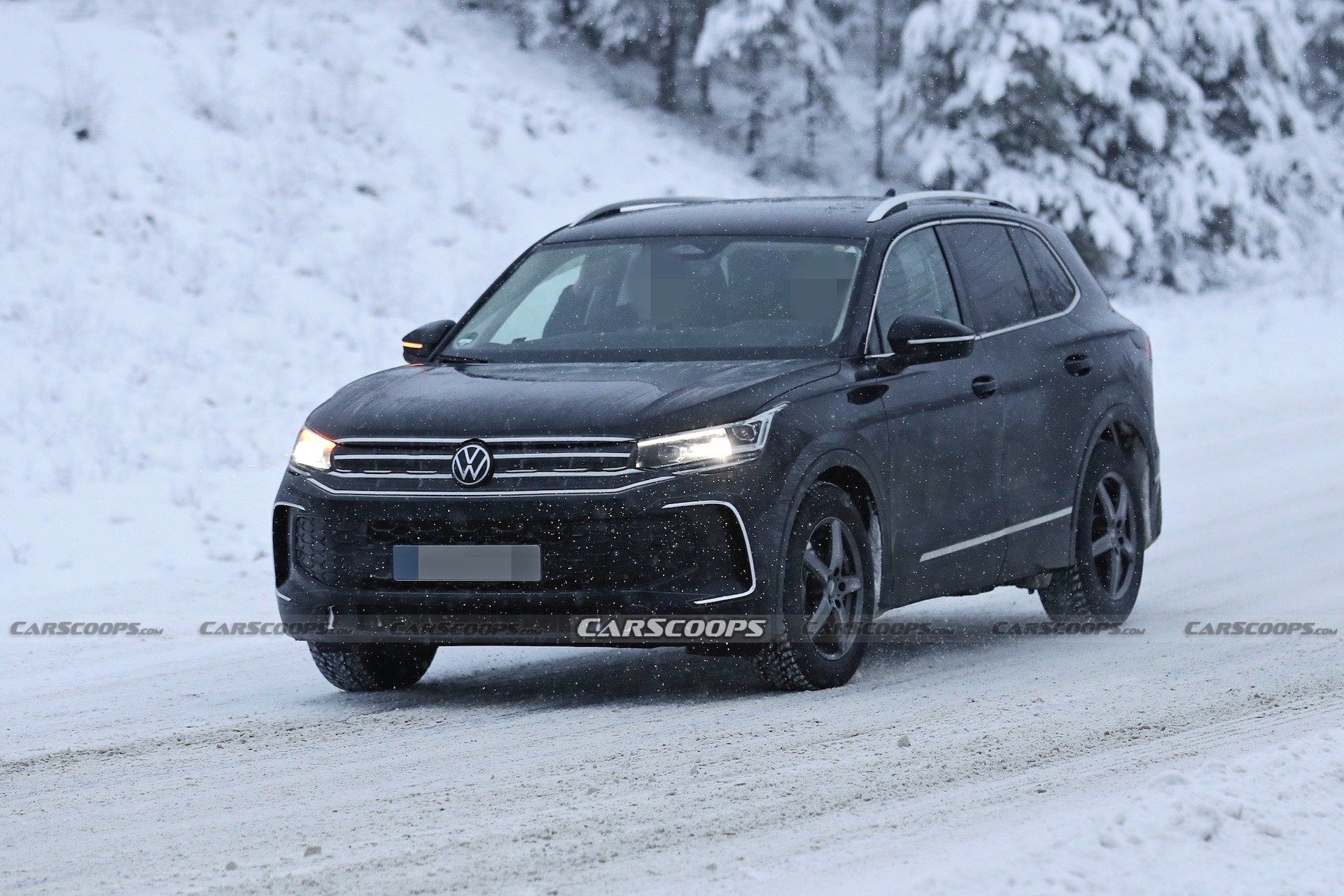 2024 Volkswagen Tiguan Shows Off Its New Curves In Winter Tests