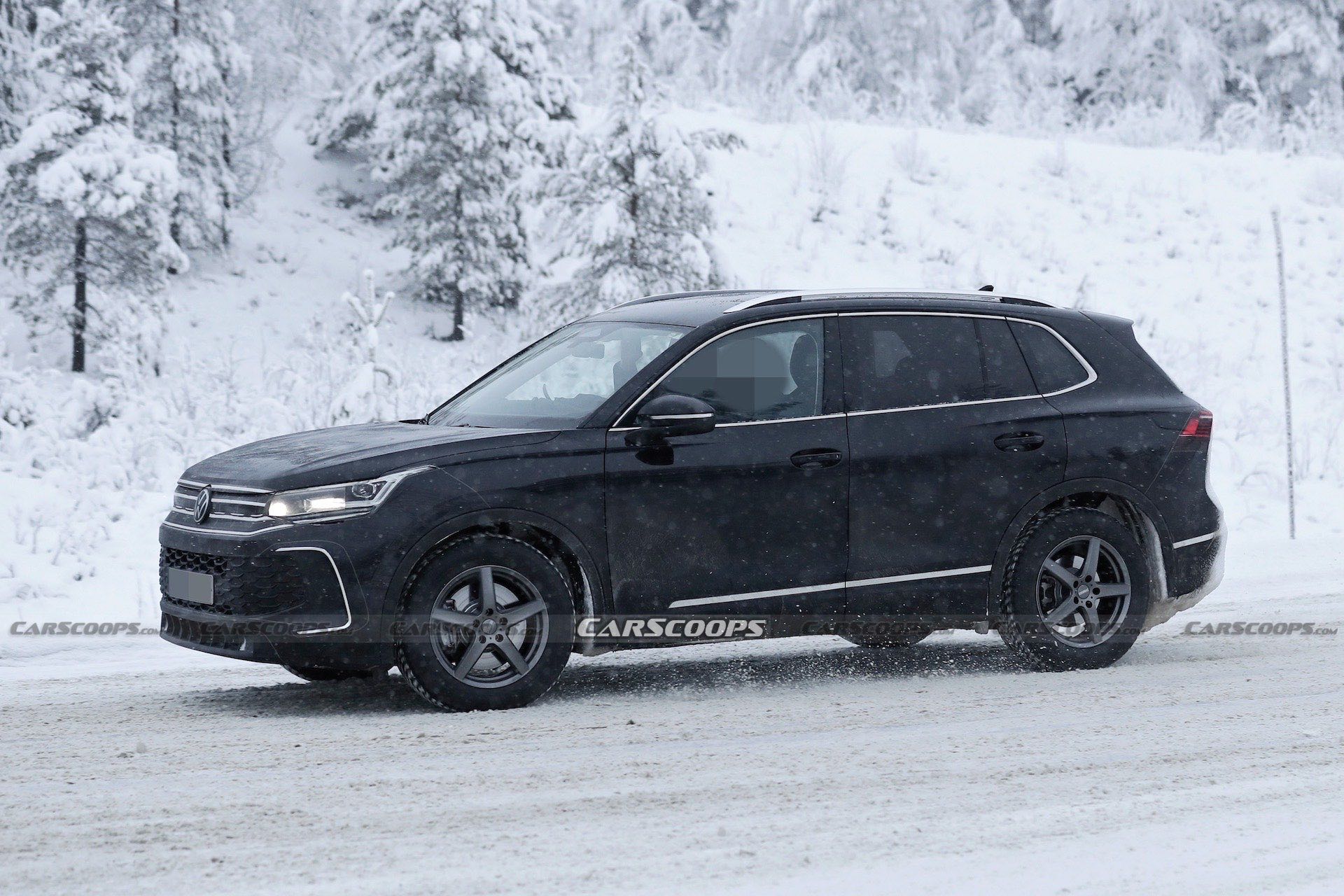2024 Volkswagen Tiguan Shows Off Its New Curves In Winter Tests