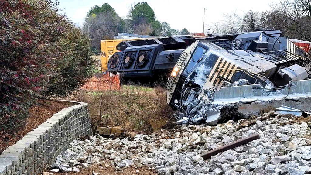  Speeding Locomotive Crashes Into 134-ft Concrete Beam And Both Lose