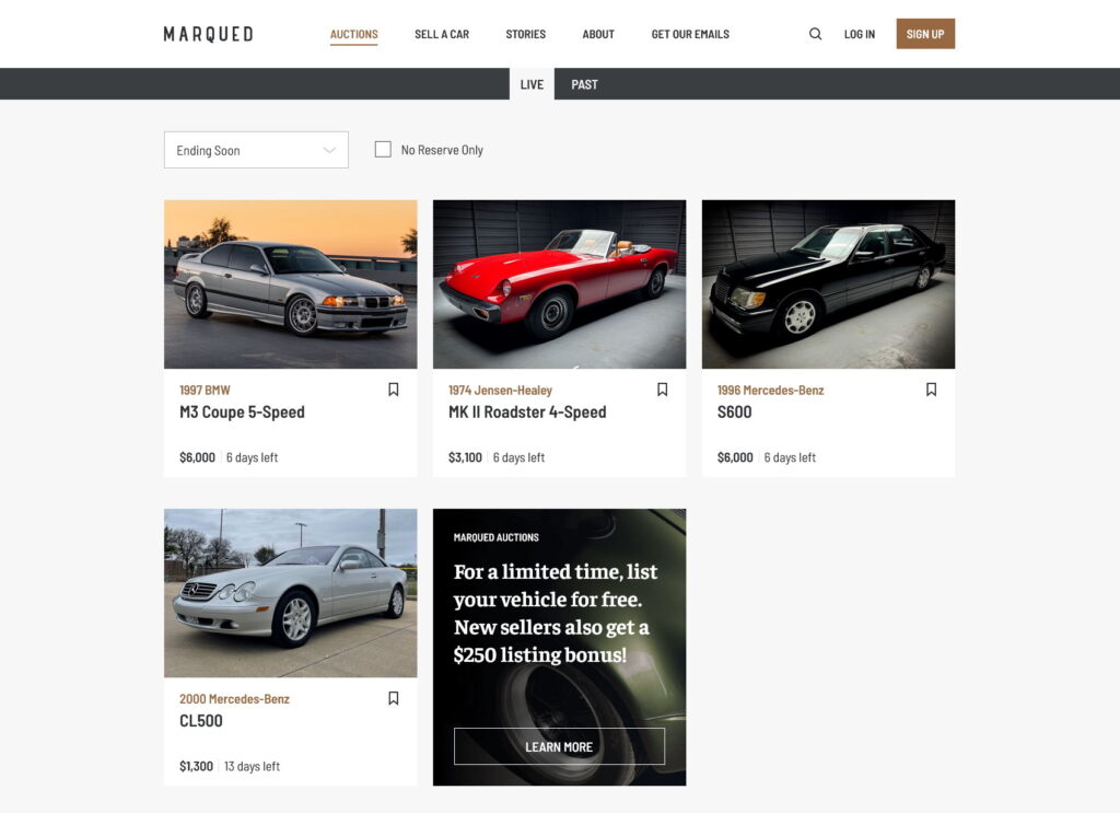  Porsche-Backed Classic Auction Site That You’ve Probably Never Heard Of Turns 1
