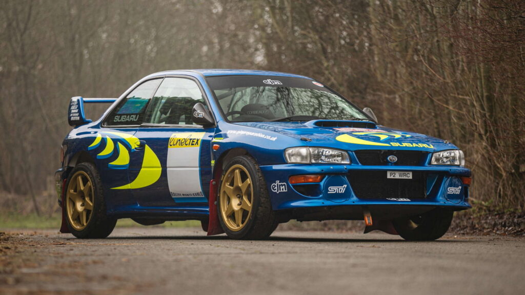  Ex-Colin McRae Subaru Impreza S5 WRC Rally Car Could Sell For Up To $470,000