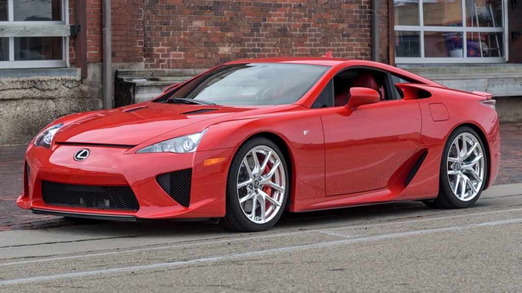  Low Mileage, Red-On-Red Lexus LFA Has A Unique Spec And Can Now Be Yours