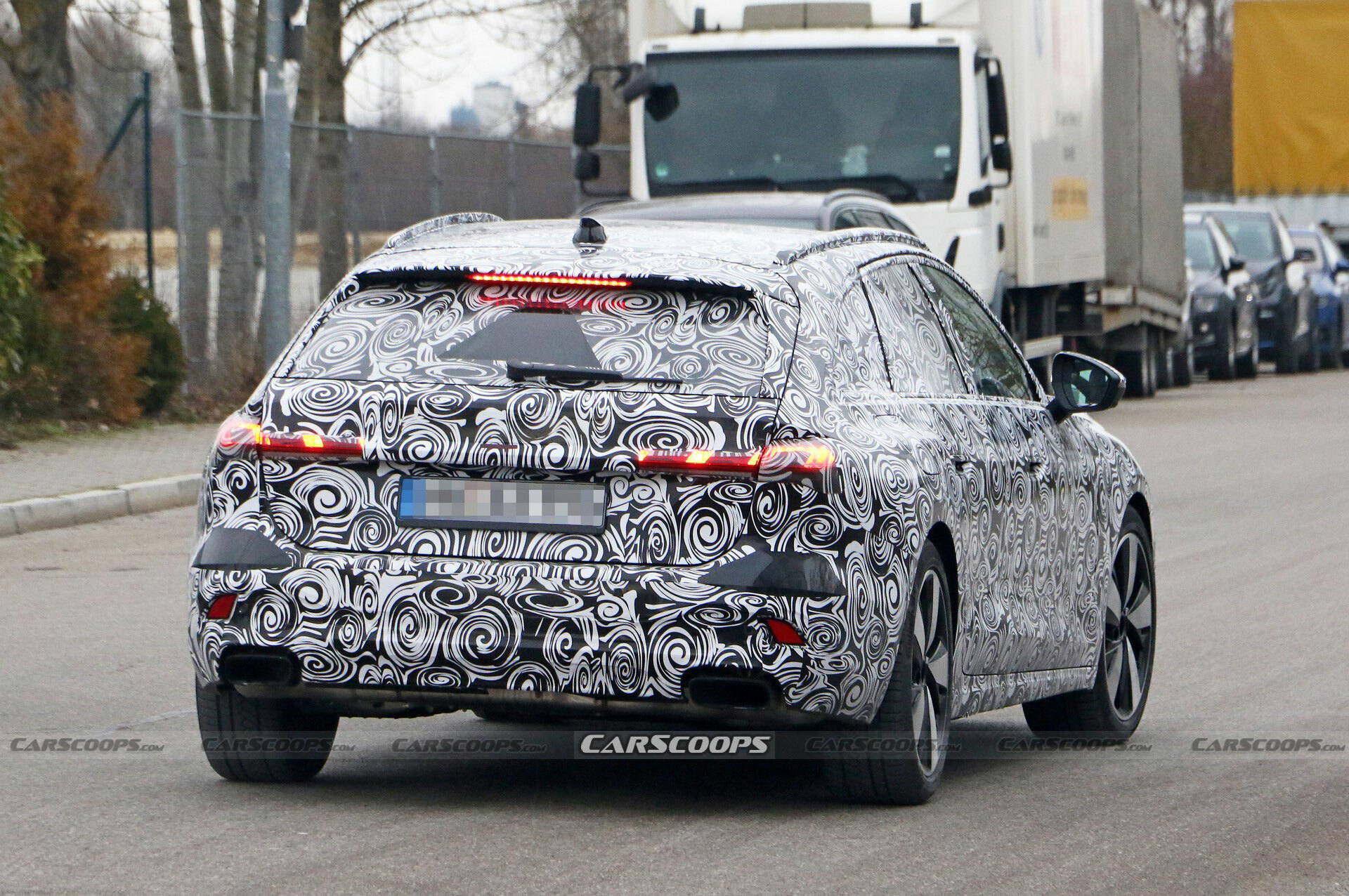 2024 Audi A4 Avant Sheds Camo, Reveals Production Taillights | Carscoops