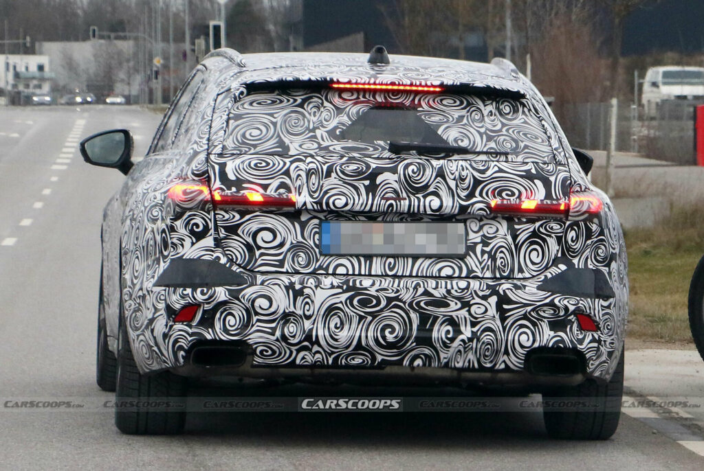  2024 Audi A4 Avant Sheds Camo, Reveals Production Taillights