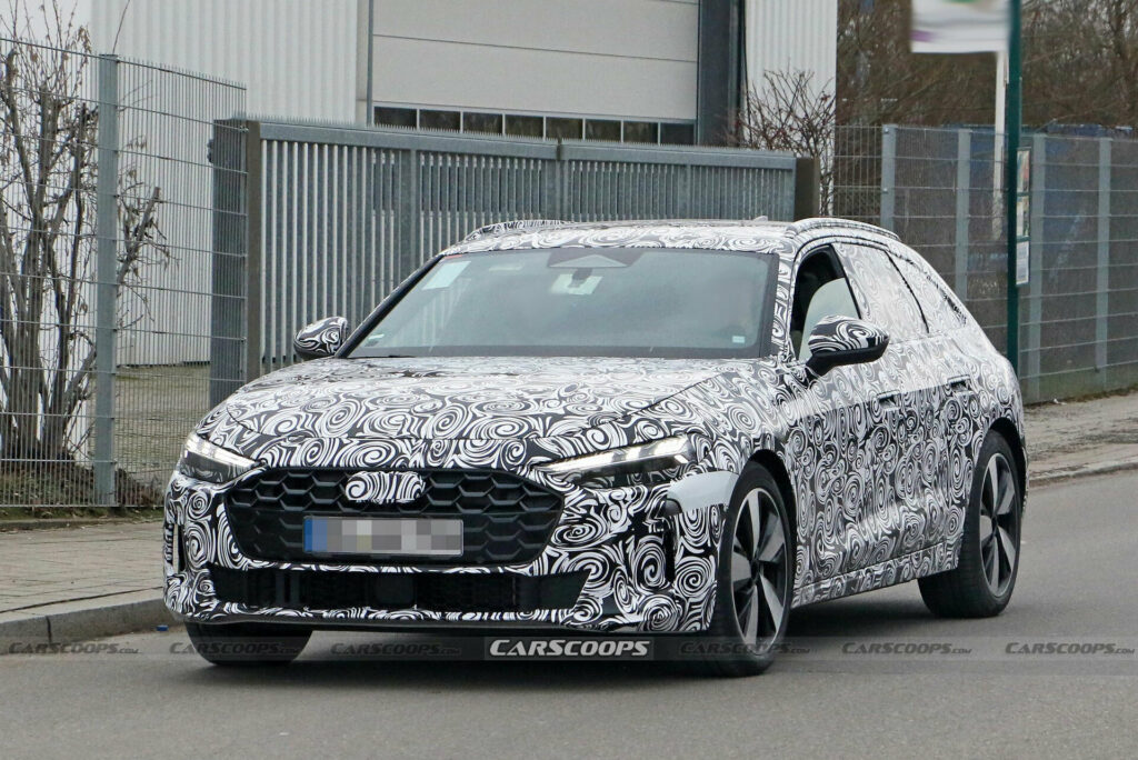 2024 Audi A4 Avant Sheds Camo, Reveals Production Taillights | Carscoops