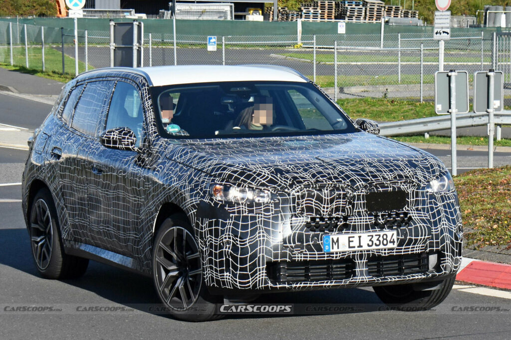 2024 BMW X3 Spied With Curved Display, Minimalist Shifter | Carscoops
