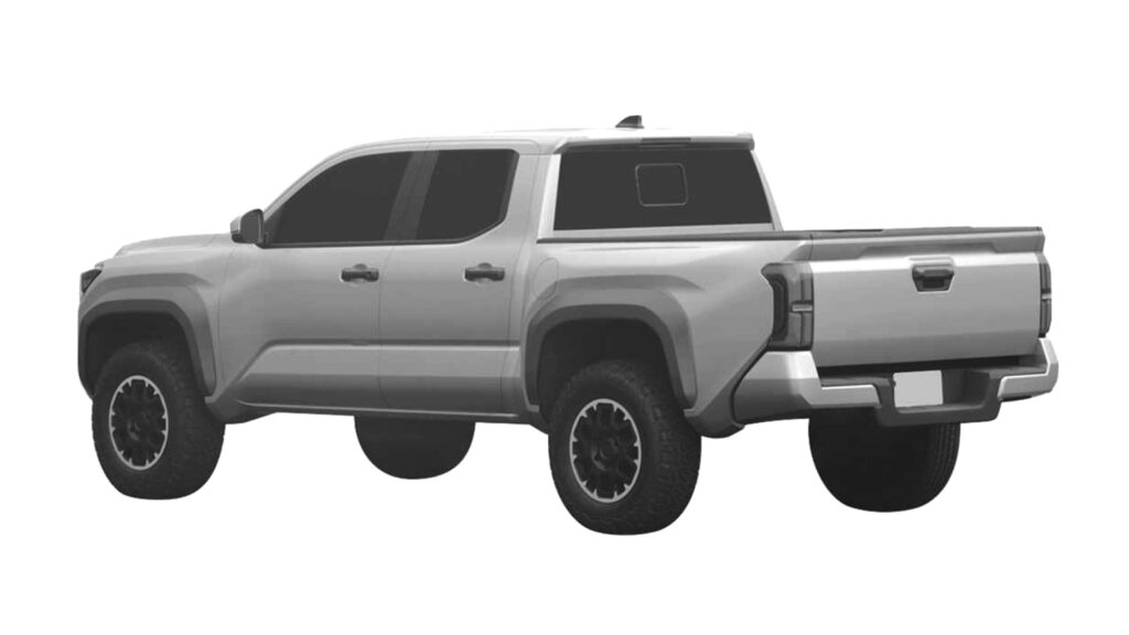  2024 Toyota Tacoma Revealed In Patent Photos, Looks Like A Smaller Tundra