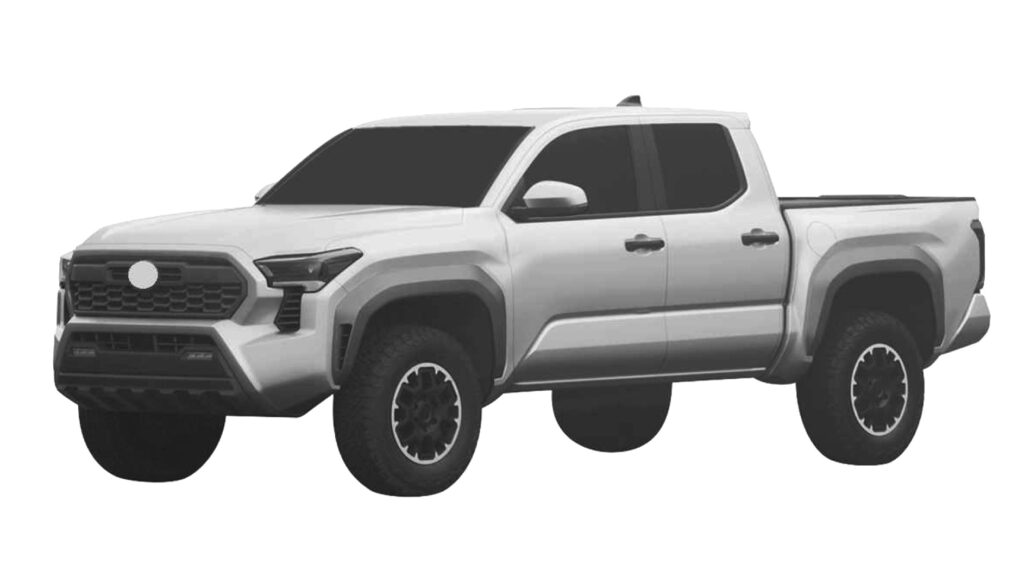  2024 Toyota Tacoma Revealed In Patent Photos, Looks Like A Smaller Tundra