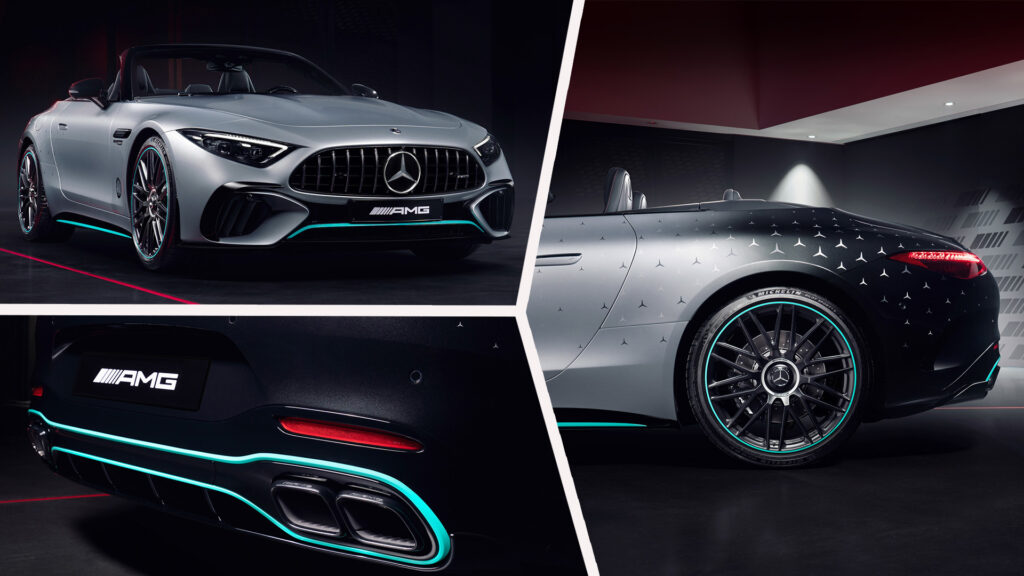  Mercedes-AMG SL63 Motorsport Collectors Edition Has An F1 Theme And A Frostbitten Butt