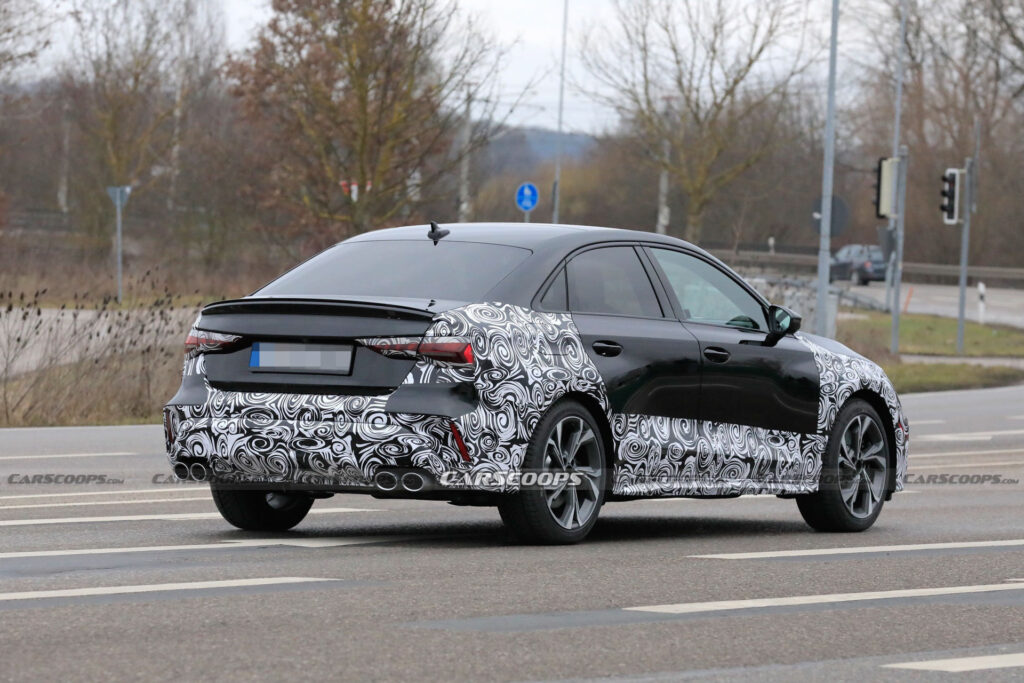  Facelifted Audi S3 Spied With Edgy New Headlight Design And Bumper Tweaks