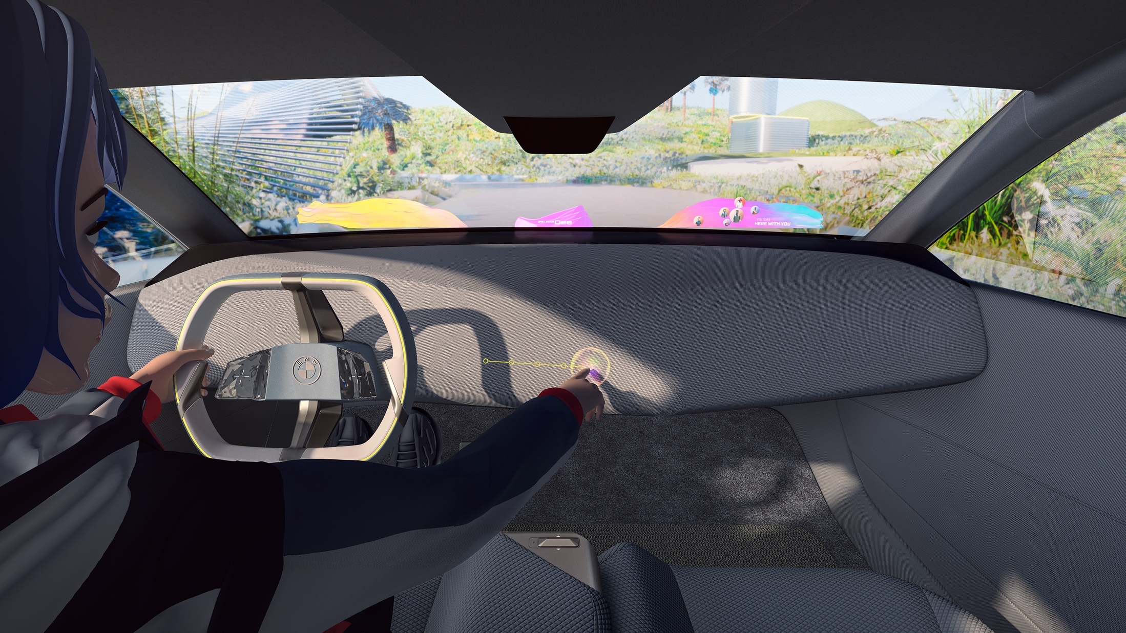 BMW i Vision Dee CES 66